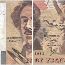 F 69-06 - 1982 - 100 francs - Delacroix modifié - Série K.57 - Etat : TB