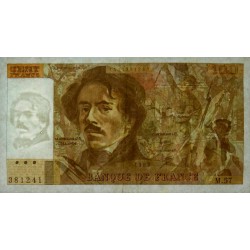 F 69-06 - 1982 - 100 francs - Delacroix modifié - Série M.57 - Etat : TTB