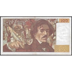 F 69-07 - 1983 - 100 francs - Delacroix modifié - Série Y.65 - Etat : TB+