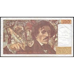F 69-07 - 1983 - 100 francs - Delacroix modifié - Série K.69 - Etat : TB