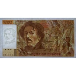 F 69-08a - 1984 - 100 francs - Delacroix modifié - Série G.70 - Etat : TTB