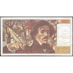 F 69-08a - 1984 - 100 francs - Delacroix modifié - Série Y.73 - Etat : TB