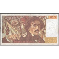 F 69-08a - 1984 - 100 francs - Delacroix modifié - Série C.83 - Etat : TB
