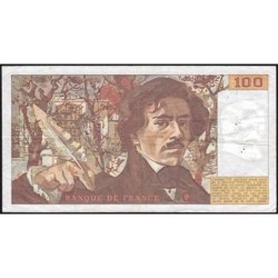 F 69-09 - 1985 - 100 francs - Delacroix modifié - Série G.93 - Etat : TB