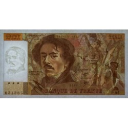 F 69-09 - 1985 - 100 francs - Delacroix modifié - Série P.95 - Etat : TTB