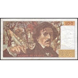 F 69-09 - 1985 - 100 francs - Delacroix modifié - Série C.97 - Etat : TB-