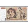 F 69-10 - 1986 - 100 francs - Delacroix modifié - Série A.102 - Etat : TB