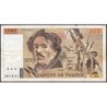 F 69-10 - 1986 - 100 francs - Delacroix modifié - Série T.102 - Etat : TB