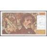 F 69-10 - 1986 - 100 francs - Delacroix modifié - Série W.102 (remplacement) - Etat : TB