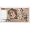 F 69-10 - 1986 - 100 francs - Delacroix modifié - Série Z.106 - Etat : TB