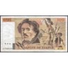 F 69-11 - 1987 - 100 francs - Delacroix modifié - Série W.118 (remplacement) - Etat : TB-