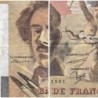 F 69-11 - 1987 - 100 francs - Delacroix modifié - Série D.120 - Etat : TB