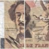 F 69-11 - 1987 - 100 francs - Delacroix modifié - Série H.120 - Etat : TB-
