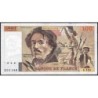 F 69-11 - 1987 - 100 francs - Delacroix modifié - Série E.124 - Etat : TB-
