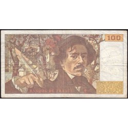 F 69-13a - 1989 - 100 francs - Delacroix modifié - Série S.131 - Etat : TB-