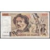 F 69-13b - 1989 - 100 francs - Delacroix modifié - Série X.140 - Etat : TB