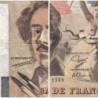 F 69-13b - 1989 - 100 francs - Delacroix modifié - Série X.140 - Etat : TB