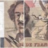 F 69-13d - 1989 - 100 francs - Delacroix modifié - Série A.154 - Etat : TB+