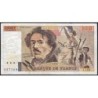 F 69-13d - 1989 - 100 francs - Delacroix modifié - Série J.154 - Etat : TB