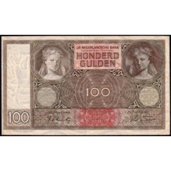 Hollande - Pick 51c - 100 gulden - Série GJ - 19/05/1942 - Etat : TTB