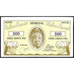 Sénégal - Hôtel Palm Beach - 500 francs - 1984 - Etat : TTB
