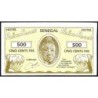 Sénégal - Hôtel Palm Beach - 500 francs - 1984 - Etat : TTB