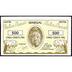 Sénégal - Hôtel Palm Beach - 500 francs - 1984 - Etat : TTB