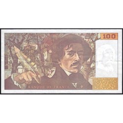 F 69bis-02a - 1990 - 100 francs - Delacroix modifié - Série C.151 - Etat : TTB