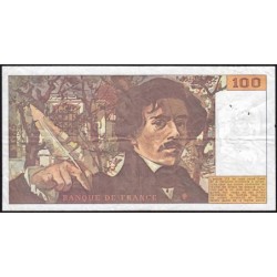 F 69bis-02b - 1990 - 100 francs - Delacroix modifié - Série G.164 - Etat : TB+