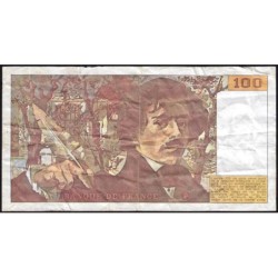 F 69bis-02b - 1990 - 100 francs - Delacroix modifié - Série H.167 - Etat : TB-