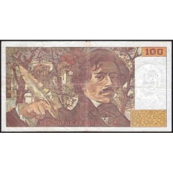 F 69bis-02c - 1990 - 100 francs - Delacroix modifié - Série C.178 - Etat : TB