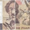 F 69bis-02d - 1990 - 100 francs - Delacroix modifié - Série D.180 - Etat : TB