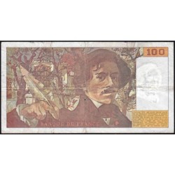 F 69bis-02e1 - 1990 - 100 francs - Delacroix modifié - Série S.188 - Etat : TB