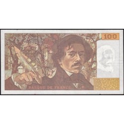 F 69bis-04a - 1991 - 100 francs - Delacroix modifié - Série C.190 - Etat : TTB