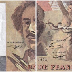 F 69bis-05 - 1993 - 100 francs - Delacroix modifié - Série G.211 - Etat : TTB+