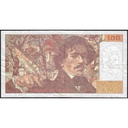 F 69bis-05 - 1993 - 100 francs - Delacroix modifié - Série Q.211 - Etat : TB-