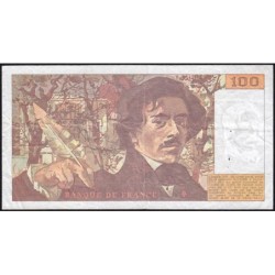 F 69bis-05 - 1993 - 100 francs - Delacroix modifié - Série O.218 - Etat : TB