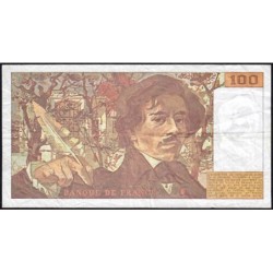 F 69bis-07b - 1993 - 100 francs - Delacroix modifié - Série F.223 - Etat : TB-