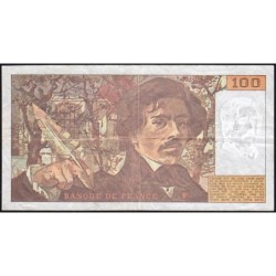 F 69bis-08 - 1993 - 100 francs - Delacroix modifié - Série D.225 - Etat : TB+