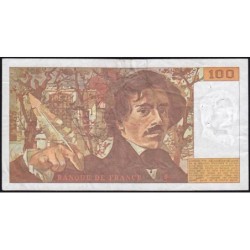 F 69bis-08 - 1993 - 100 francs - Delacroix modifié - Série O.242 - Etat : TB+