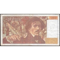 F 69bis-08 - 1993 - 100 francs - Delacroix modifié - Série P.248 - Etat : TB-