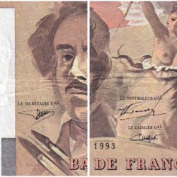 F 69bis-08 - 1993 - 100 francs - Delacroix modifié - Série P.248 - Etat : TB-
