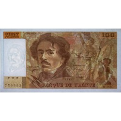 F 69bis-08 - 1993 - 100 francs - Delacroix modifié - Série M.230 - Etat : TTB