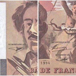 F 69ter-01c - 1994 - 100 francs - Delacroix modifié - Série G.281 - Etat : pr.NEUF