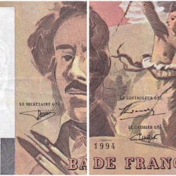 F 69ter-01c - 1994 - 100 francs - Delacroix modifié - Série L.283 - Etat : TTB-