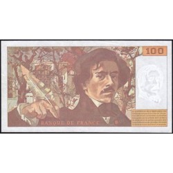 F 69ter-02b - 1995 - 100 francs - Delacroix modifié - Série E.272 - Etat : TTB+