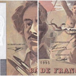 F 69ter-02b - 1995 - 100 francs - Delacroix modifié - Série E.272 - Etat : TTB+
