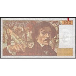 F 69ter-02b - 1995 - 100 francs - Delacroix modifié - Série B.273 - Etat : TB-