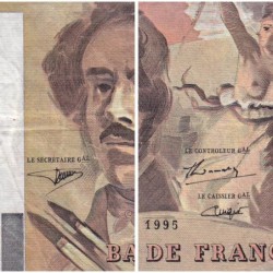 F 69ter-02b - 1995 - 100 francs - Delacroix modifié - Série B.273 - Etat : TB-