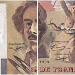 F 69ter-02b - 1995 - 100 francs - Delacroix modifié - Série G.278 - Etat : TTB